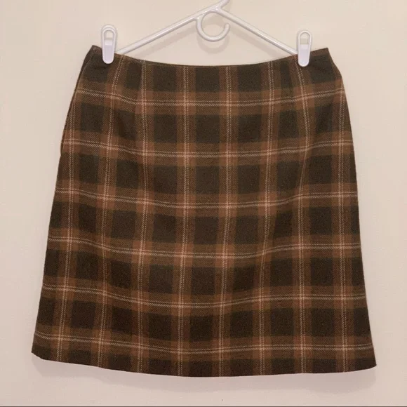 Jessica Sports Vintage Wool Blend  Plaid Mini skirt Size large - Picture 10 of 13